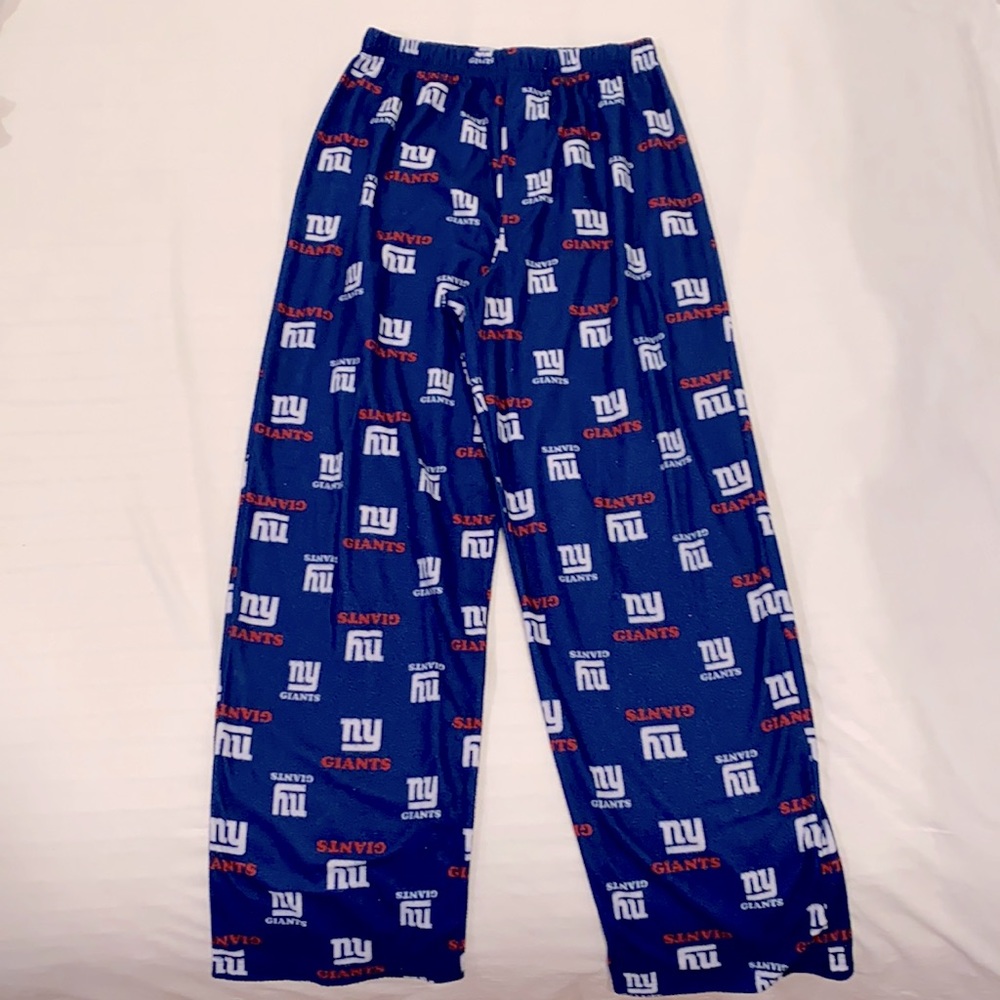 Blue New York Giants Football Pajama Pants